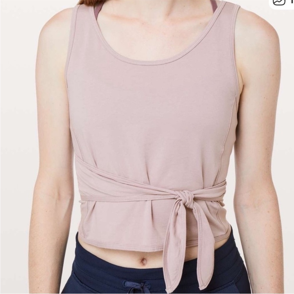Lululemon It’s a Tie Tank Mauve Tank Top